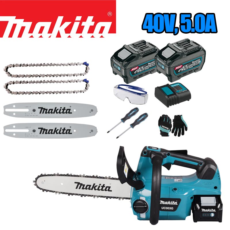 Host + 2 baterii (40V, 8Ah, poate dura 16 ore) + set complet de accesorii